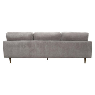 Kelsey Reversible Chaise Sectional in Grey Fabric