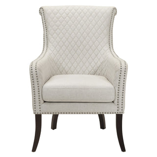 Avalon Quilted Accent Chair Gray