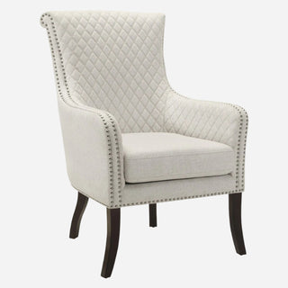 Avalon Quilted Accent Chair Gray