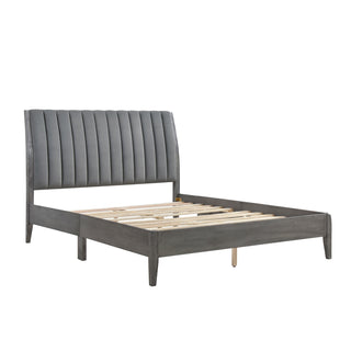 Dade Queen Platform Bed Gray