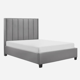 Anson Queen Platform Bed Gray