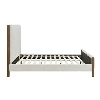 Julian Queen Platform Bed Beige