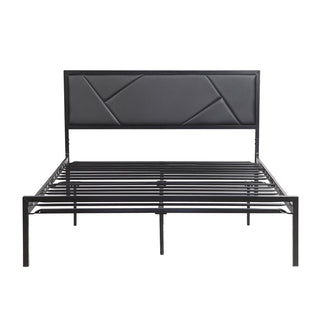 Rhea Queen Platform Bed Black