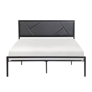 Rhea Queen Platform Bed Black