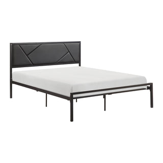 Rhea Queen Platform Bed Black