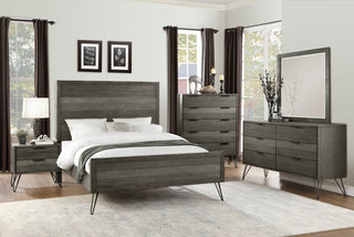 Urbanite Full Bed in a Box Wood Gray