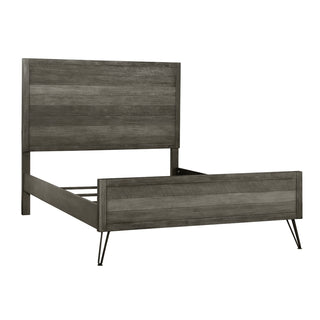 Urbanite Queen Bed Gray Dark