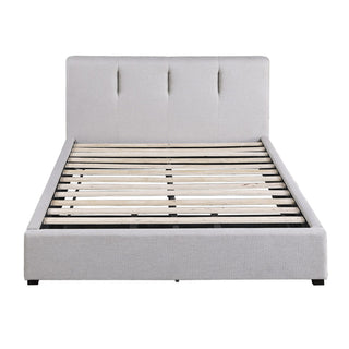 Aitana Queen Platform Bed Gray