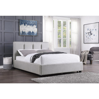 Aitana Queen Platform Bed Gray
