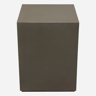Montage Square Natural Cement End Table