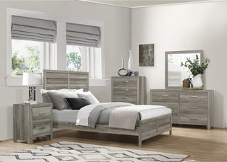 Mandan Queen Bed Gray