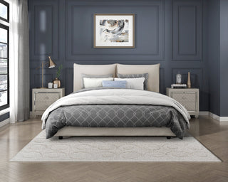 Linna Full Platform Bed Beige