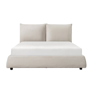 Linna Full Platform Bed Beige