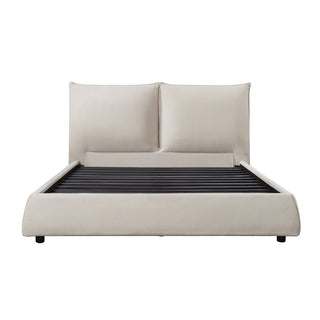 Linna Full Platform Bed Beige