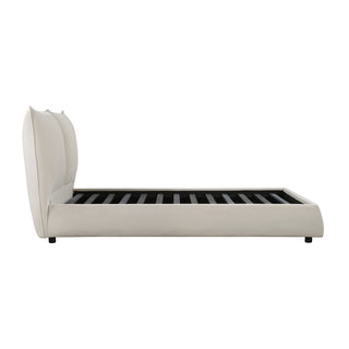 Linna Full Platform Bed Beige