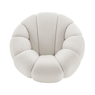 Callista Fabric Swivel Accent Chair