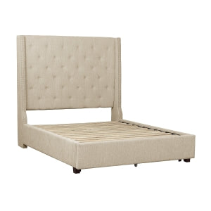 Fairborn Queen Platform Bed Gray