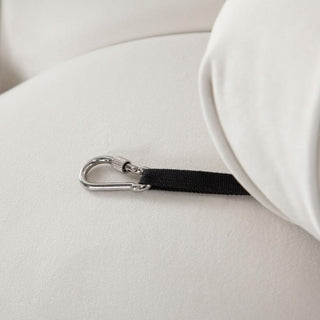 Paloma Armless Chair in Light Cream Velvet