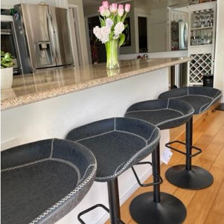 Rogue KD PU Gaslift Swivel Bar Stool