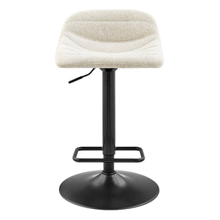Koa KD Fabric Gaslift Swivel Bar Stool