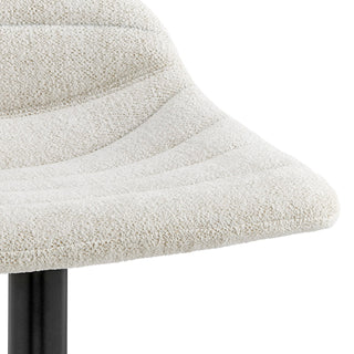Koa KD Fabric Gaslift Swivel Bar Stool