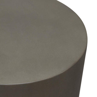 Montage Round Natural Cement End Table