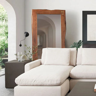 Montage Square Natural Cement End Table