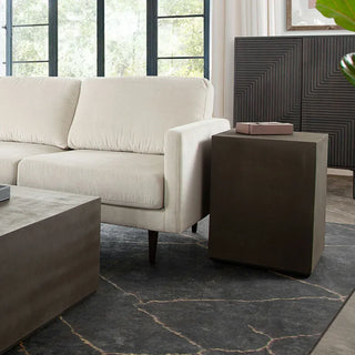 Montage Square Natural Cement End Table