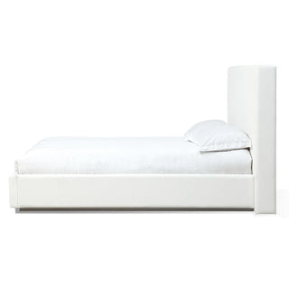One Upholstered Platform Bed