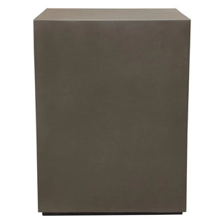 Montage Square Natural Cement End Table