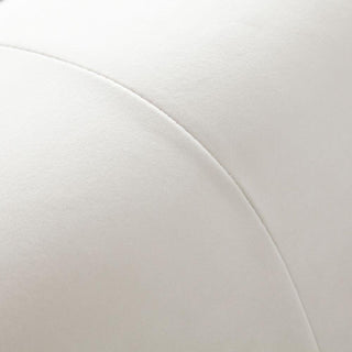 Paloma Armless Chair in Light Cream Velvet