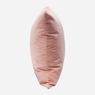 Square Accent Pillows, Blush Pink Velvet - Set of 2