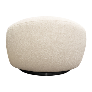 Pascal Swivel Chair In Textured Fabric