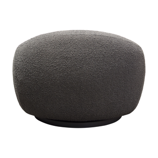 Pascal Swivel Chair In Textured Fabric