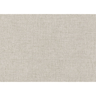 A beige upholstered accent chair with a solid wood frame and tufted backrest, viewed from a front angle against a white background fabrics.