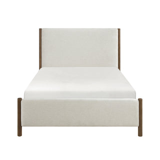 Julian Queen Platform Bed Beige