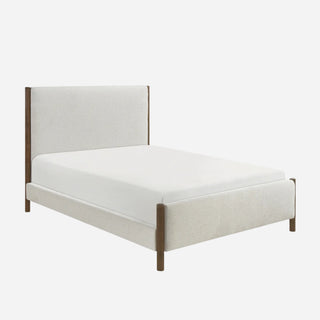 Julian Queen Platform Bed Beige