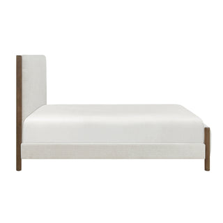 Julian Queen Platform Bed Beige