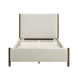 Julian Queen Platform Bed Beige