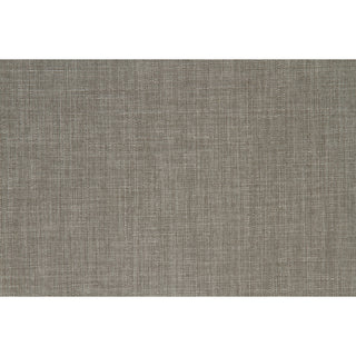 A textured taupe fabric upholstered accent chair with high-polish nailhead trim, a button-tufted back, and black wood legs left site back fabrics