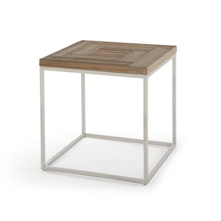 Ace reclaimed wood end table by Modus Furniture, showcasing a rustic aesthetic with solid craftsmanship