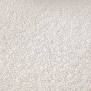 Noa Accent Chair In Ivory Sherpa Fabric