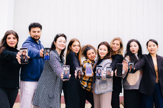 Designers and model