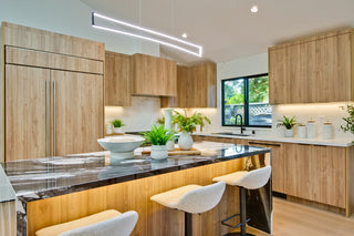 Kitchen_Modern_bedroom_with_a_bed_nightstands_and_abstract_art_on_the