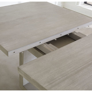 Modus Furniture Oxford rectangular dining table featuring a mineral finish