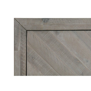 Alexandrda Solid Wood 74 inch Media Console in Rustic Latte