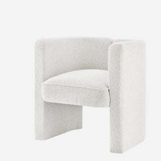Ariela Fabric Accent Arm Chair Boucle Beige