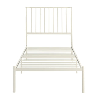 Augusta Twin Platform Bed White