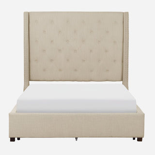 Fairborn Queen Platform Bed Gray