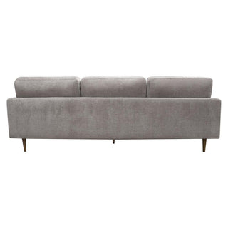 Kelsey Reversible Chaise Sectional in Grey Fabric